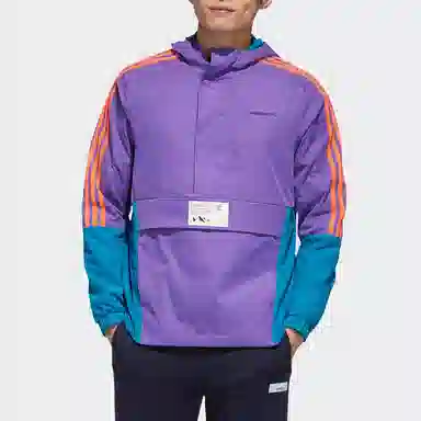 adidas Neo Windbreaker Jacket Purple