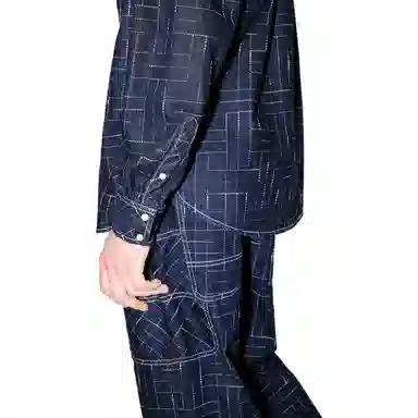 KENZO Weave Long Sleeve Shirt