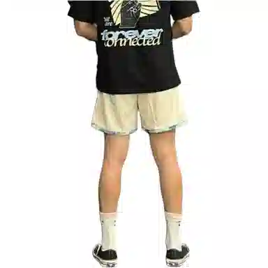 爱肯 美式街头跑步训练健身潮流高街抽绳宽松休闲篮球裤 男女同款