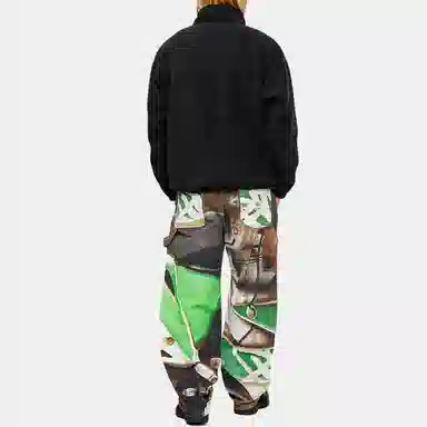 Stussy Polar Fleece Half Zip Mock Neck