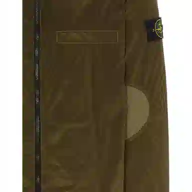 Stone Island Cotton Jacket Olive Green