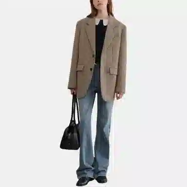 Dunst RELAXED FLARE JEANS CLASSIC BLUE