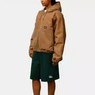 Stussy FW25 WAXED COTTON WORK JACKET logo