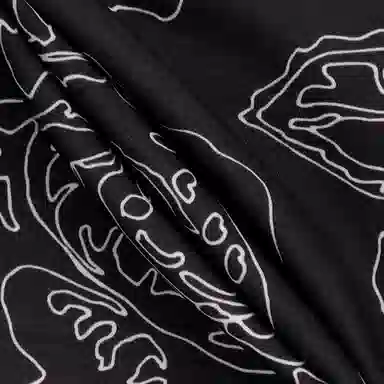 Stussy Embroidered Floral Shorts Black