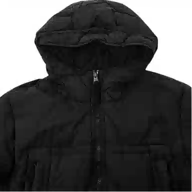 Stone Island FW21 Logo Down Jacket Kids Black