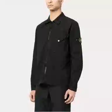 Stone Island FW23 Long Sleeve Shirt Black