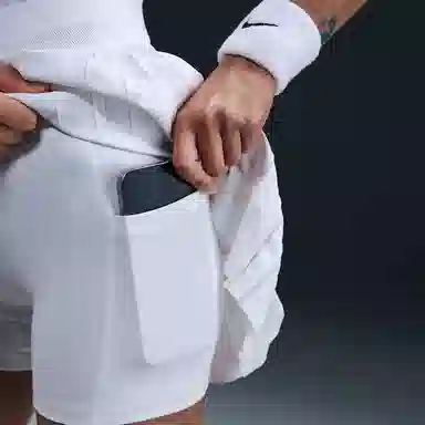 Nike Court Advantage White Shorts