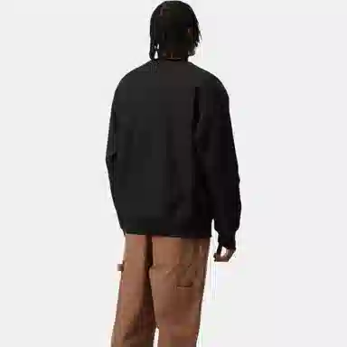 Carhartt WIP American Script Sweatshirt Black