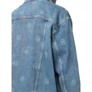 Martine Rose Denim Jacket Blue