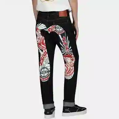 EVISU FW22 Straight Jeans