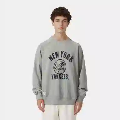 New Era x MLB FW23 Yankees Crewneck Sweatshirt Gray