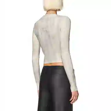 Diesel Oval Logo Long Sleeve Tee