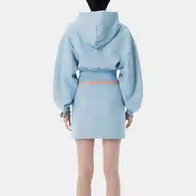 Alexander Wang SS25 Hoodie Light Blue