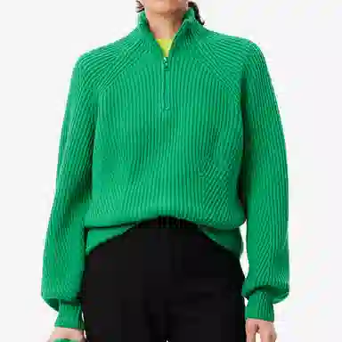 Lacoste Turtleneck Sweater Green