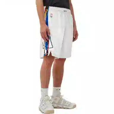 Nike NBA Brooklyn Nets Fan Shorts White
