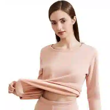 恒源祥 加绒加厚发热打底保暖上装 女款