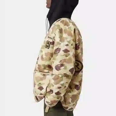 A BATHING APE x Alpha Industries Reversible Logo Jacket