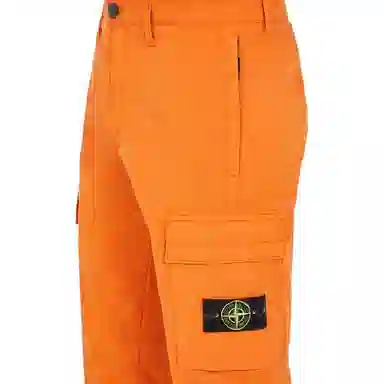 Stone Island Cargo Pants Orange