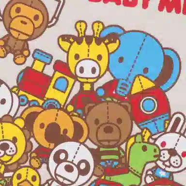 A BATHING APE Milo UFO Game Crewneck