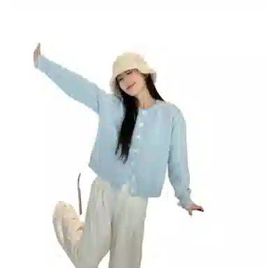 望莱仕 时尚适中合身长袖针织衫 女款