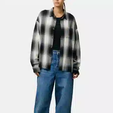 Stussy SS25 LOOSE WEAVE PLAID SHIRT