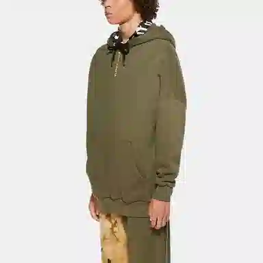 Palm Angels SS21 Logo Hoodie Green