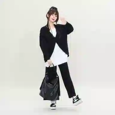 OTA Backpack Black White