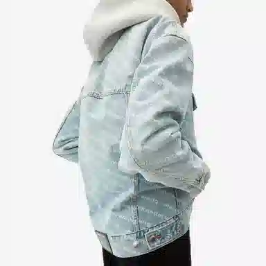 Alexander Wang SS22 Classic Draped Back Jacket Blue