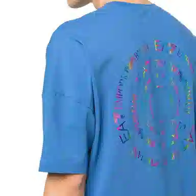 Emporio Armani EA7 SS23 Blue Tee