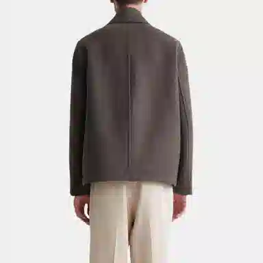 COS Double-Breasted Coat Short