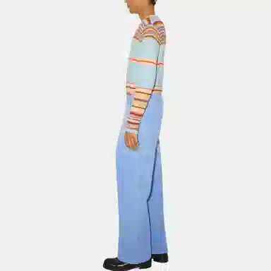 Acne Studios FW23 Patch Canvas Trousers Face