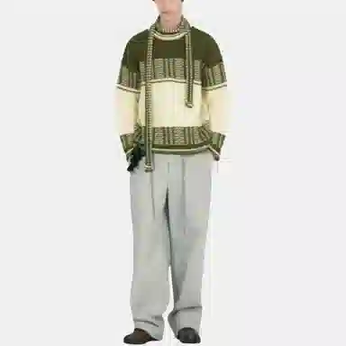 LOW CLASSIC FW25 JACQUARD KNIT SWEATER