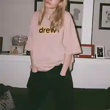 Drew House Secret SS Tee - Dusty Rose LogoT