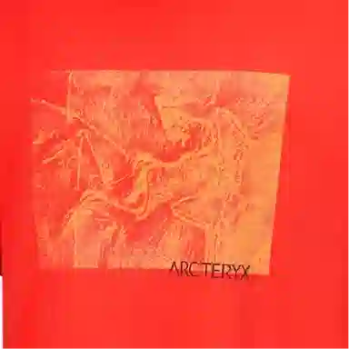 Arcteryx KRAGG SS25 COTTON LITHOGRAPHICA logoT