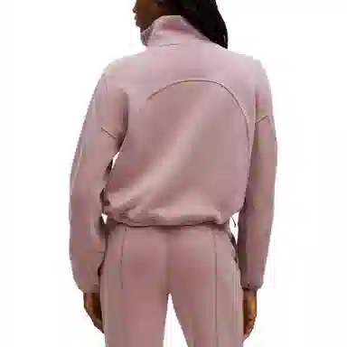 lululemon Brushed Softstreme Half Zip Mohave Brown