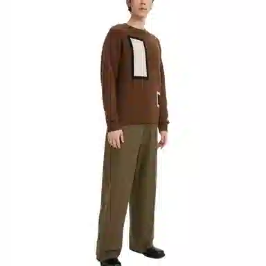 Levis SS23 Brown Wide-Leg Trousers