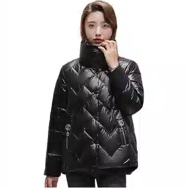 鸭鸭 经典韩版立领洋气百搭舒适羽绒服 女款
