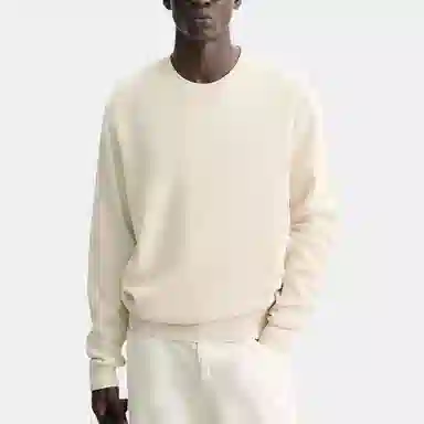 ZARA Ribbed Crewneck Sweater