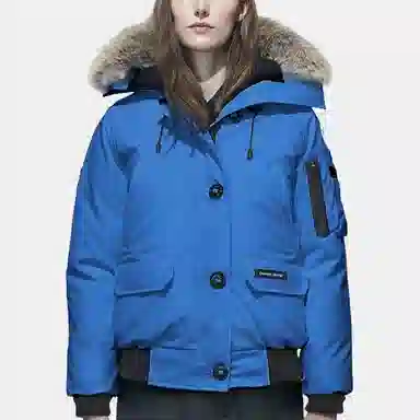 Canada Goose Chilliwack Hoodie Down Jacket Women Blue
