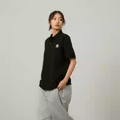 MLB Basic Logo Polo Shirt Black