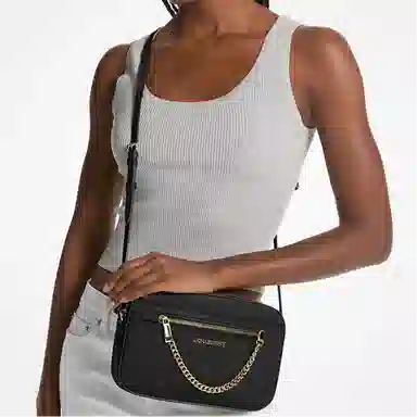 Michael Kors Jet Set Camera Bag Black