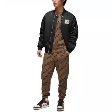 Jordan Logo Hoodie Brown