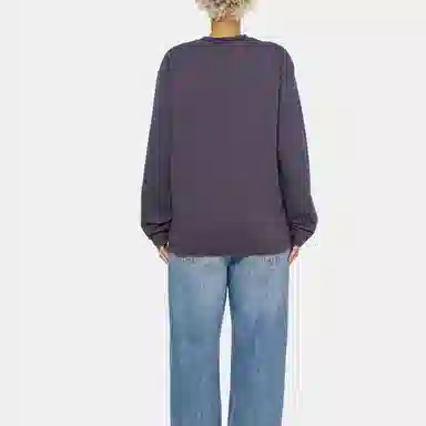 Stussy FW24 2 TONE COTTON MESH CREW logo