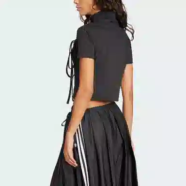 adidas originals Top RIBBON CUT OUT CROP T