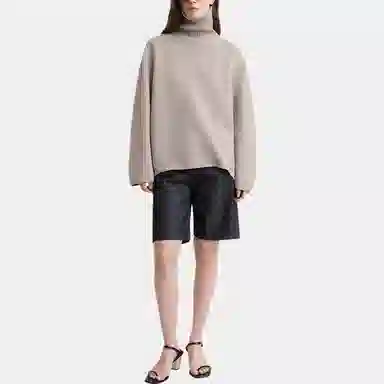 TOTEME Ribbed Turtleneck Sweater