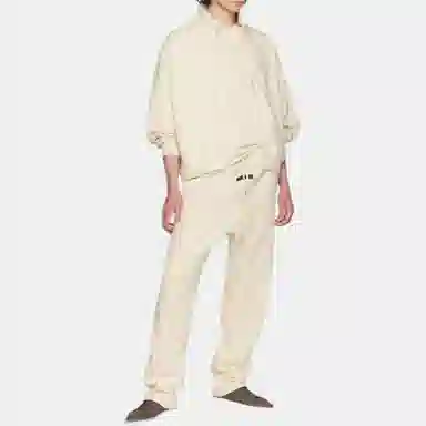 Fear of God Essentials FW22 Fullzip Jacket Egg Shell