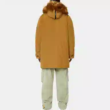 DIESEL FW22 Windproof Parka Brown Green