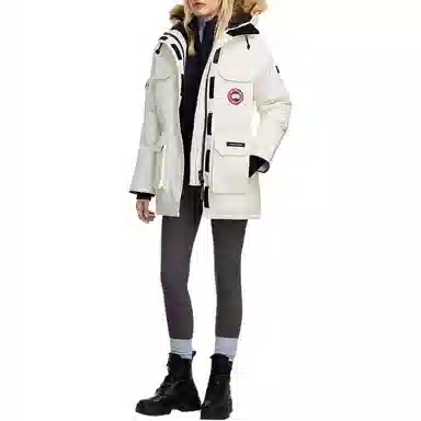 Canada Goose Expedition Parka Polar Star White
