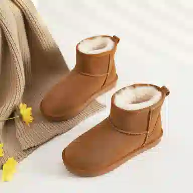 ZHR Snow Boots Waterproof Thick Sole