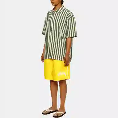 Stussy SS24 BOXY FLAT HEM SHIRT STRIPED